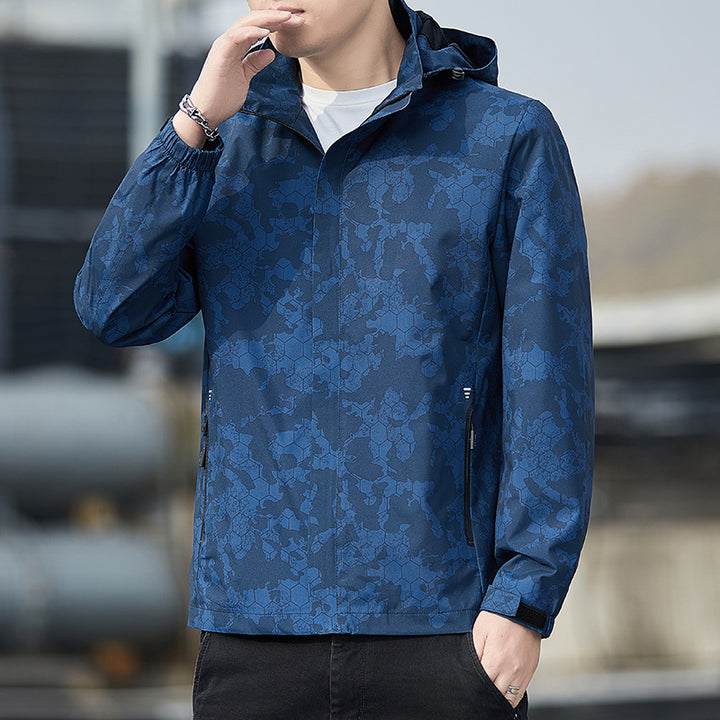 Herren stilvolle Funktionsjacke mit atmungsaktivem Futter Aliams