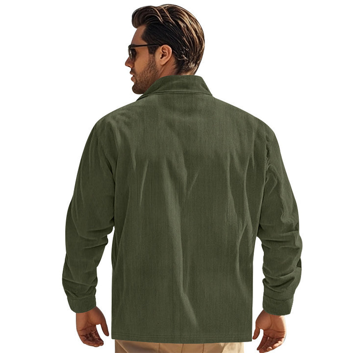 Herren Cordjacke mit modernem Schnitt und praktischen Brusttaschen Aliams