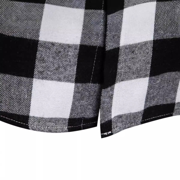 Herren Flanellhemden mit integriertem Kapuzen-Design und lässigem Look Aliams