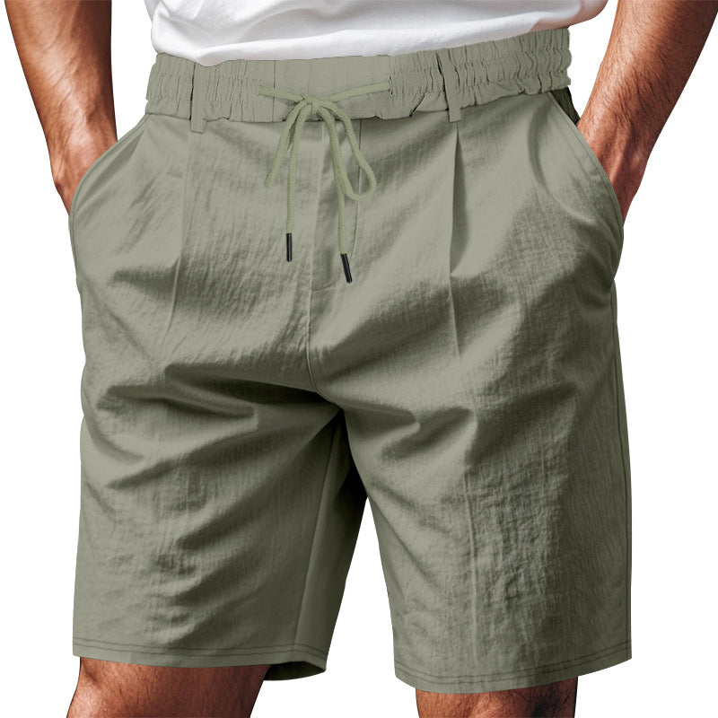 Herren komfortable Freizeit-Shorts mit elastischem Bund und praktischen Taschen Aliams