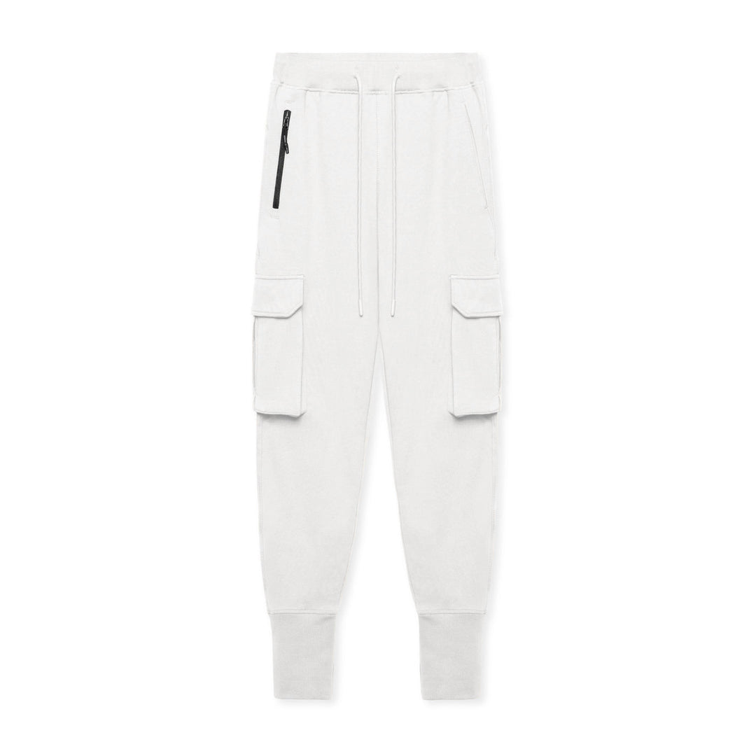 Herren bequeme Cargo-Jogginghose mit seitlichen Reißverschlusstaschen Aliams