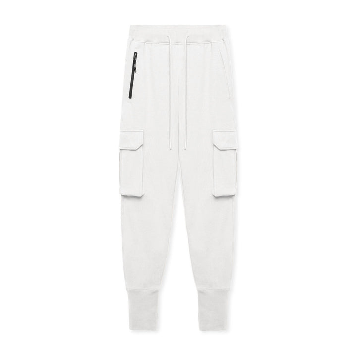 Herren bequeme Cargo-Jogginghose mit seitlichen Reißverschlusstaschen Aliams
