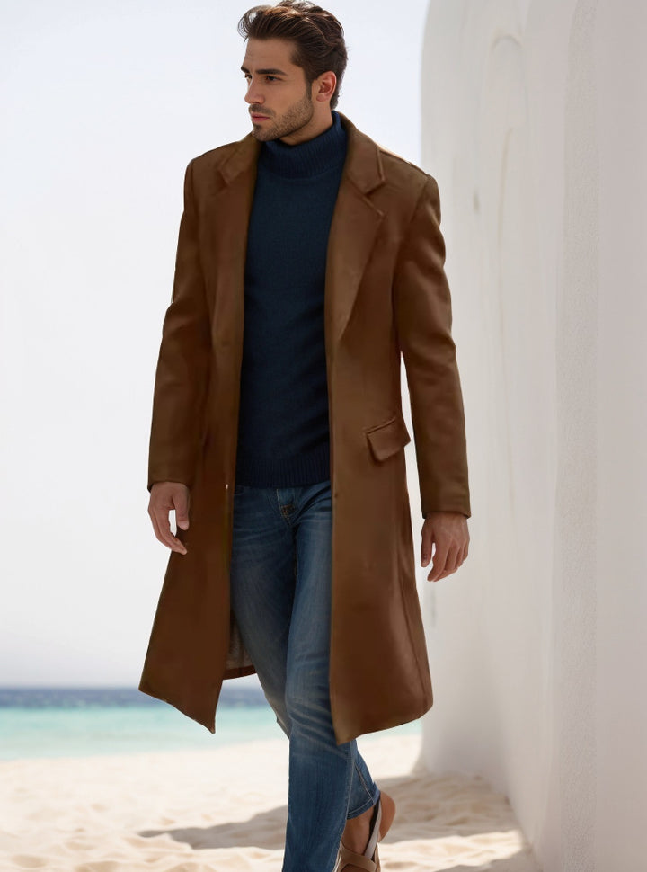 Herren stilvoller Longblazer Aliams