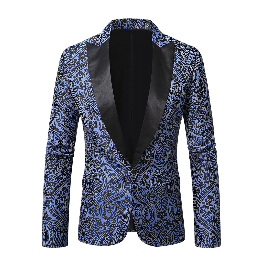 Herren stilvoller Blazer mit Paisleymuster Aliams