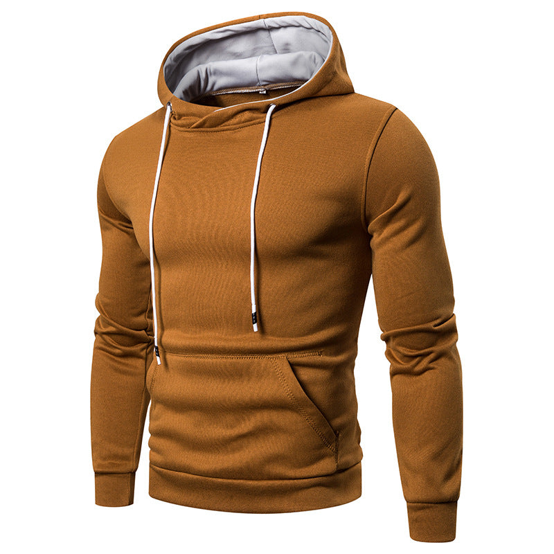 Herren Kapuzenpullover mit Kängurutasche und soften Baumwollmischung Aliams