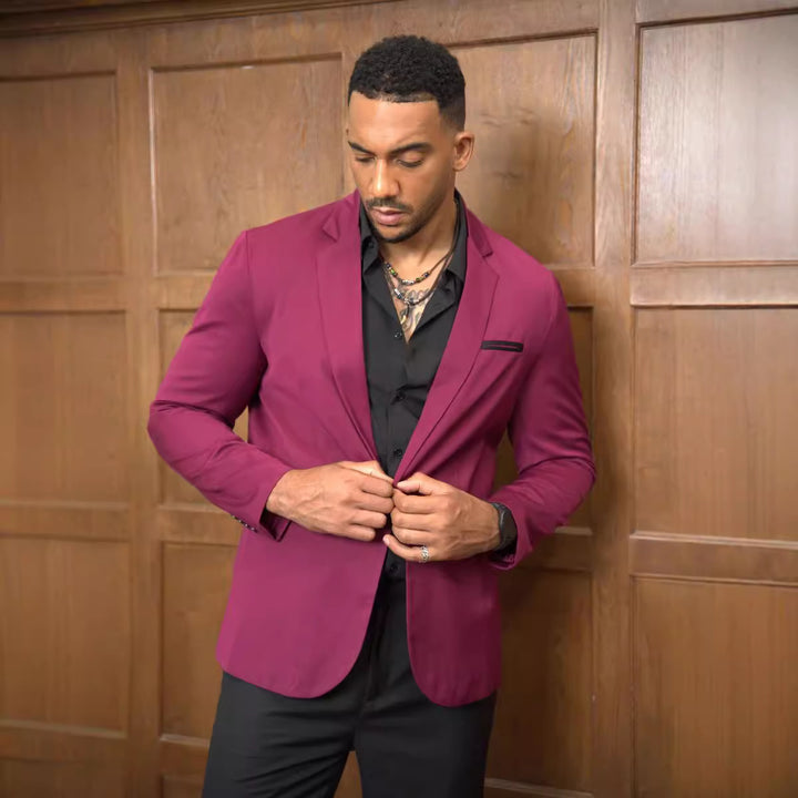 Herren eleganter Blazer mit modernem Schnitt und stilvollen Details Aliams