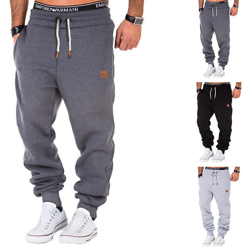 Herren bequeme Sweatpants mit regulärer Passform und elastischem Bund Aliams