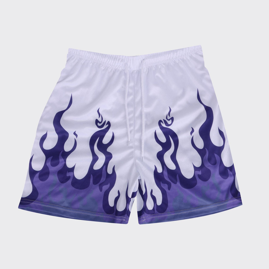 Herren Schwimmshorts mit Flammendetails Aliams