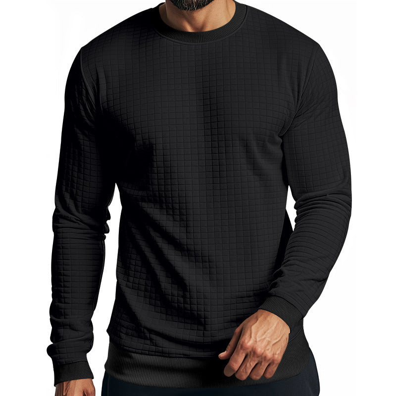 Herren strukturierter Langarmpullover Aliams
