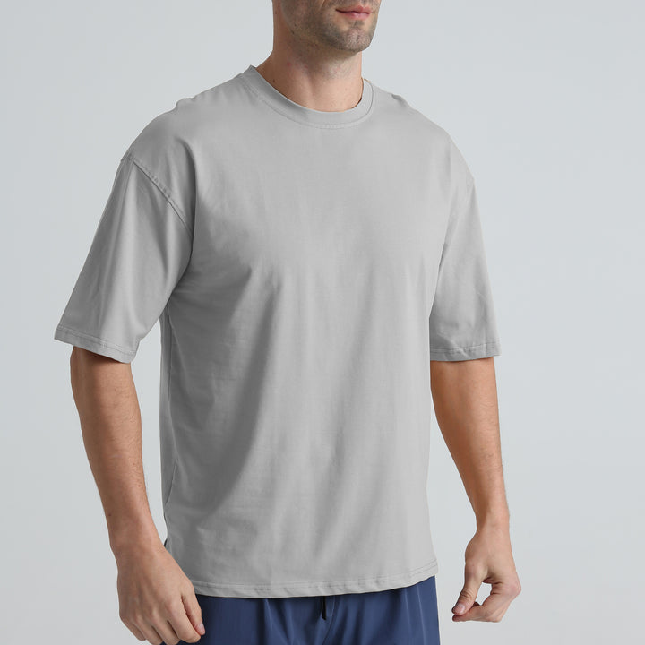 Herren Bequemes Loose-Fit T-Shirt aus hochwertiger Baumwolle Aliams