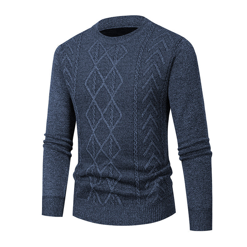 Herren Pullover mit strukturiertem Zopfmuster Aliams