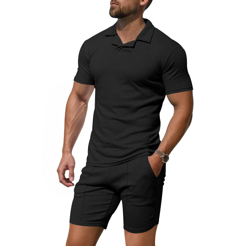 Herren sportliches Set aus Atmungsaktivem Material Aliams