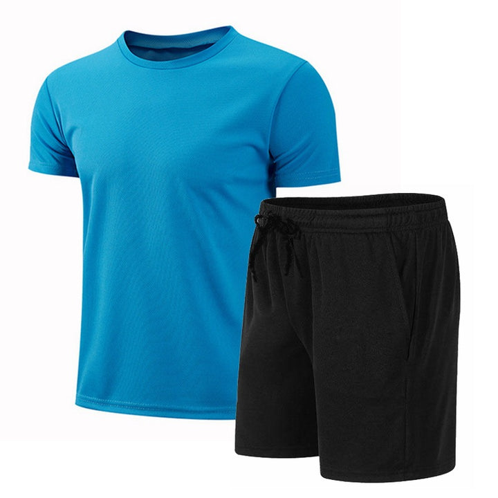 Herren sportliches Funktionsset mit T-Shirt und Shorts Aliams