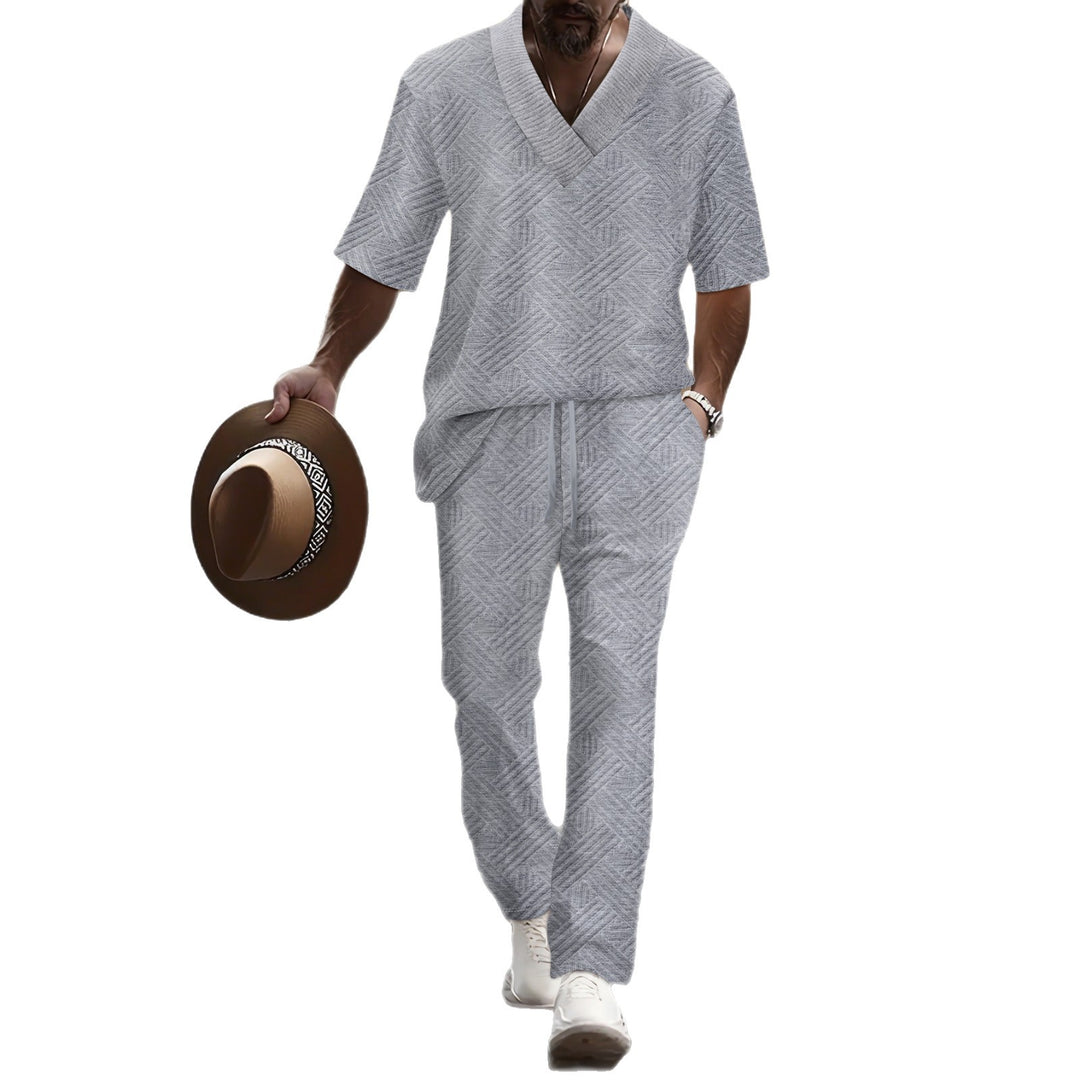 Herren Freizeitanzug mit modernem Design und praktischen Taschen Aliams