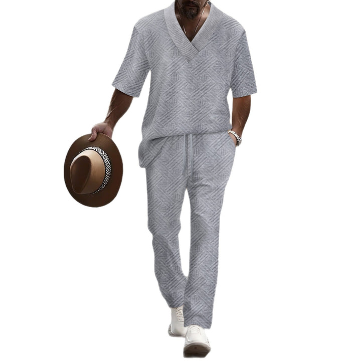 Herren Freizeitanzug mit modernem Design und praktischen Taschen Aliams