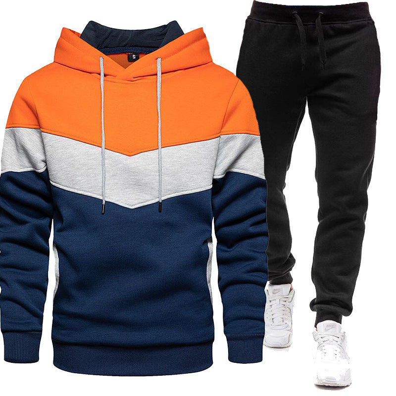 Herren sportliches Kapuzenpullover- und Jogginghosen-Set Aliams