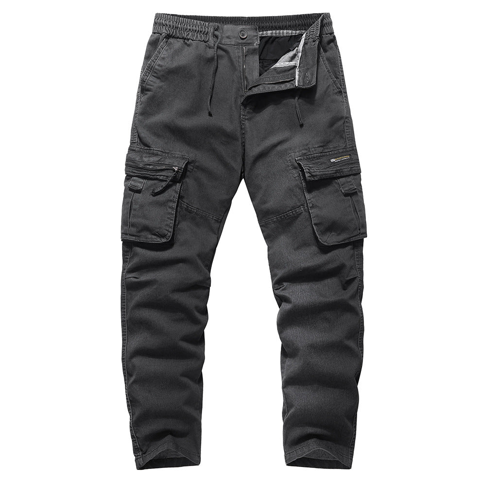 Herren Cargo-Hose mit multifunktionalen Taschen und elastischem Bund Aliams