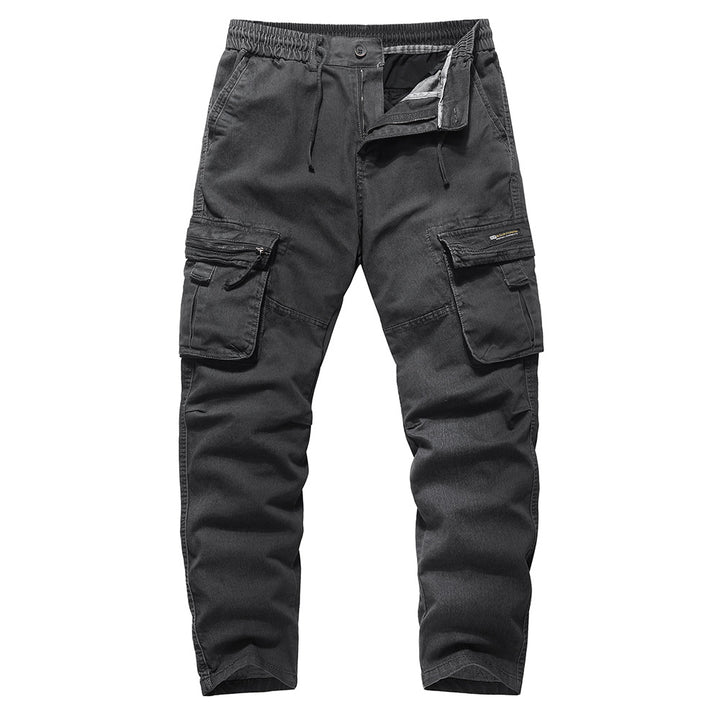 Herren Cargo-Hose mit multifunktionalen Taschen und elastischem Bund Aliams
