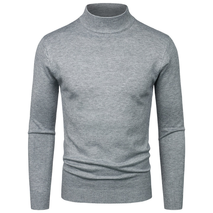 Herren Hochwertiger Rollkragenpullover aus feiner Baumwolle Aliams