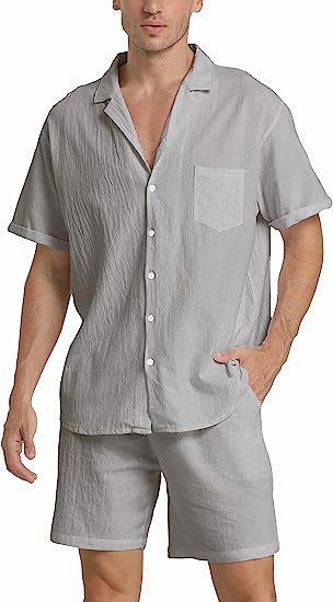 Herren Freizeit-Shorts und Hemd Set Aliams