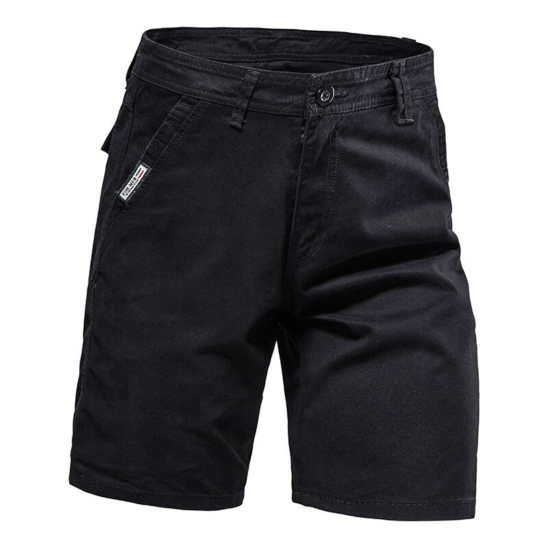 Herren elegante Baumwoll-Shorts mit praktischen Taschen Aliams