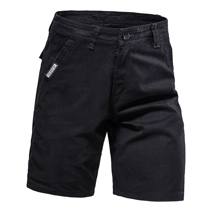Herren elegante Baumwoll-Shorts mit praktischen Taschen Aliams