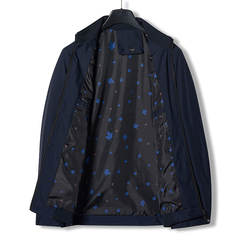 Herren funktionale Outdoor-Jacke mit hohem Kragen und atmungsaktiven Eigenschaften Aliams