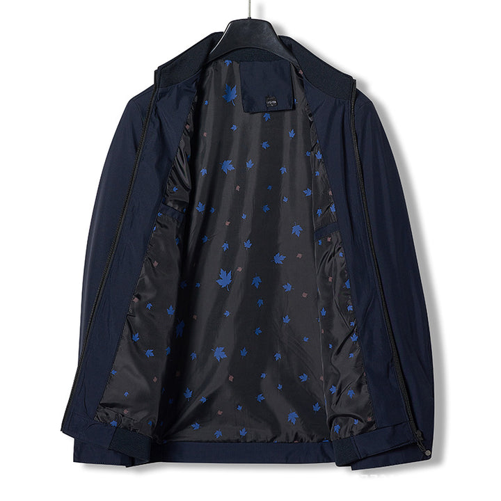 Herren funktionale Outdoor-Jacke mit hohem Kragen und atmungsaktiven Eigenschaften Aliams