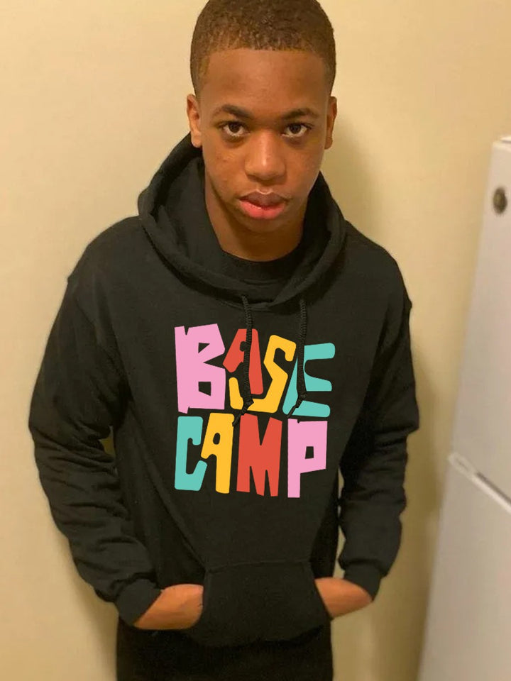 Herren Hoodie mit kreativem Farbdesign Aliams