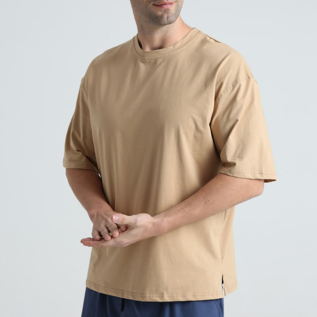 Herren Bequemes Loose-Fit T-Shirt aus hochwertiger Baumwolle Aliams