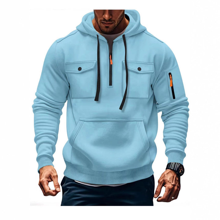 Herren Funktions Hoodie mit praktischen Taschen Aliams