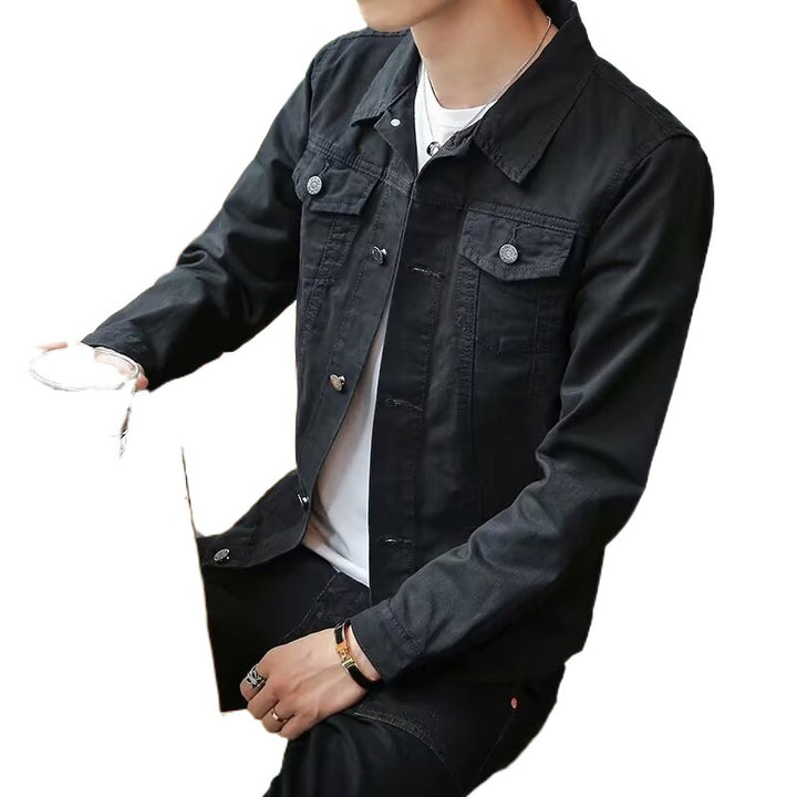 Herren Denim-Jacke mit praktischem Reißverschluss und modischen Details Aliams