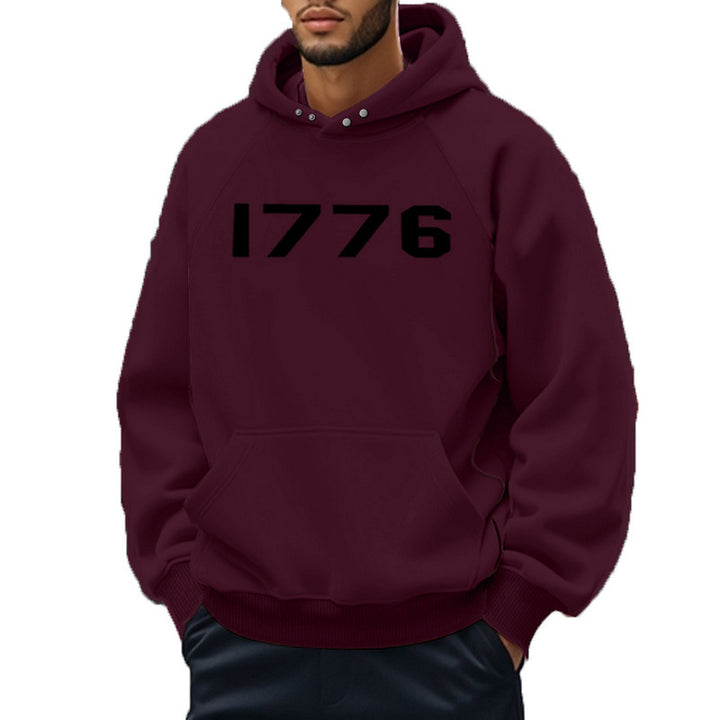 Herren Kapuzenpullover mit klassischem Rippdesign und praktischen Eingrifftaschen Aliams