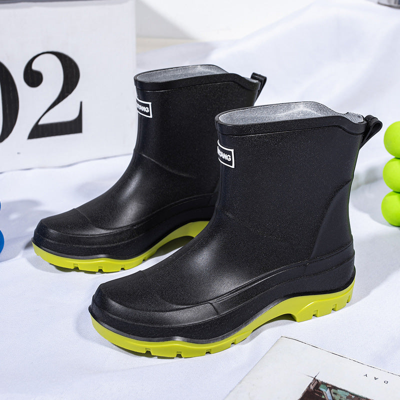 Damen wasserdichte Gummistiefel für alle Wetterbedingungen Aliams