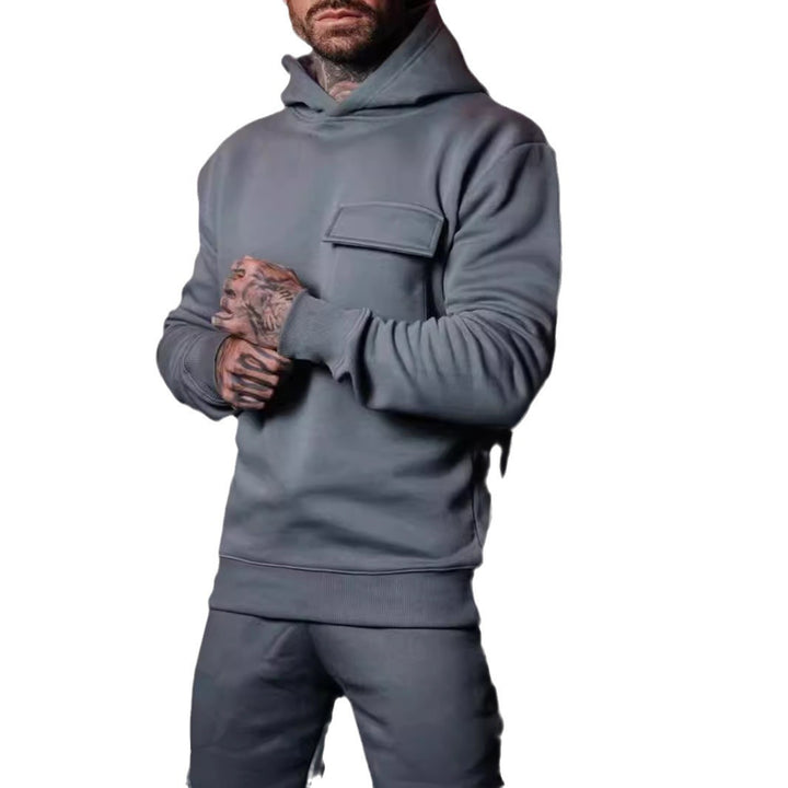 Herren Hoodie mit praktischem Brusttaschen-Design Aliams