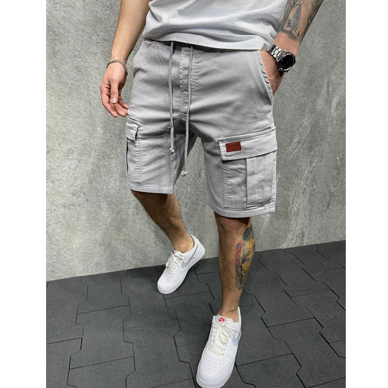 Herren Cargo-Shorts mit praktischen Seitentaschen und verstellbarem Gummizug Aliams