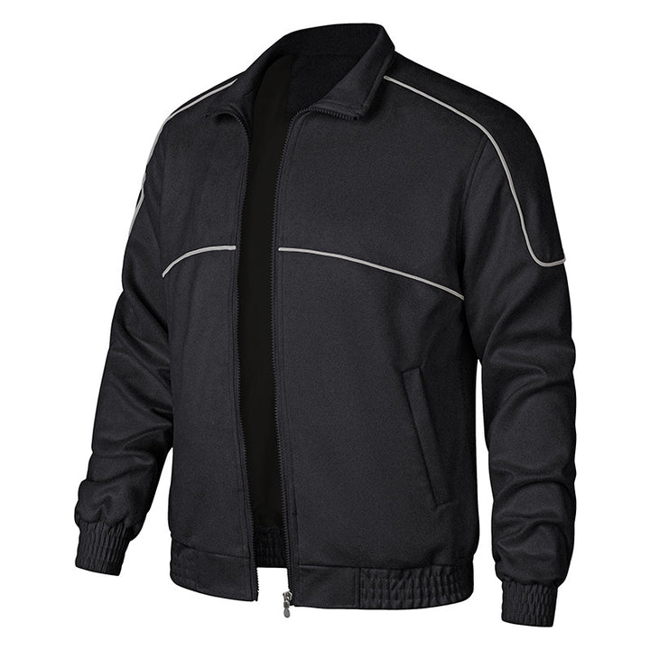 Herren stilvolle Übergangsjacke mit elastischen Bündchen Aliams