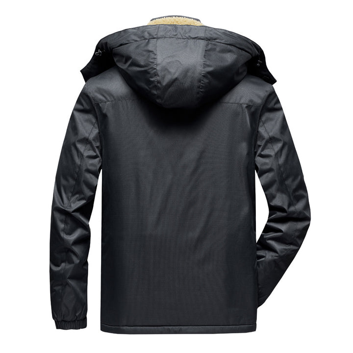 Herren praktische Jacke mit warmem Fleecefutter Aliams