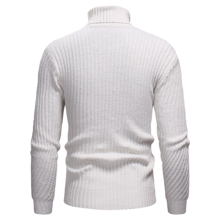 Herren Hochwertiger Rollkragenpullover im strukturierten Design Aliams