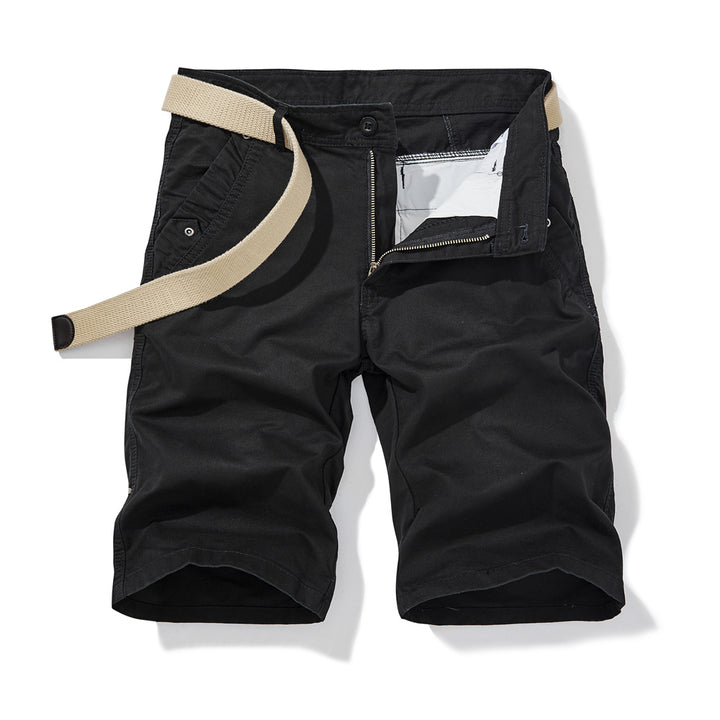 Herren vielseitige Kurz-Cargo-Shorts mit verstellbarem Bund und funktionalen Taschen Aliams