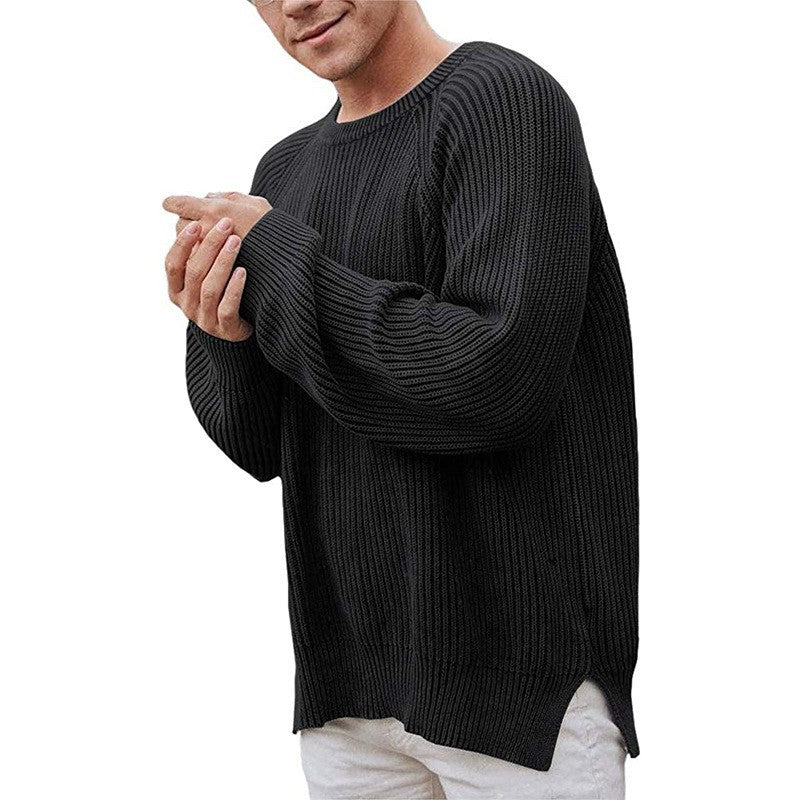 Herren Großer Strickpullover Aliams