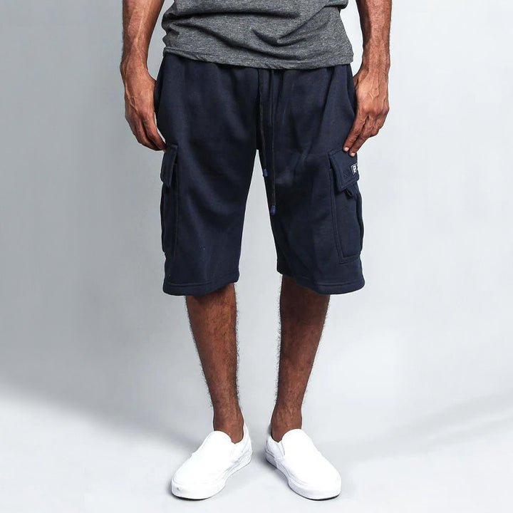 Herren Cargo-Shorts aus weichem Fleece mit praktischen Seitentaschen Aliams