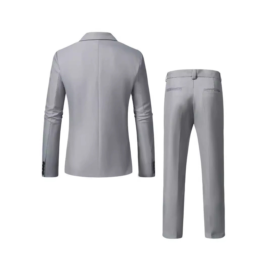 Herren elegantes Anzugset mit modernem Schnitt und feinem Material Aliams