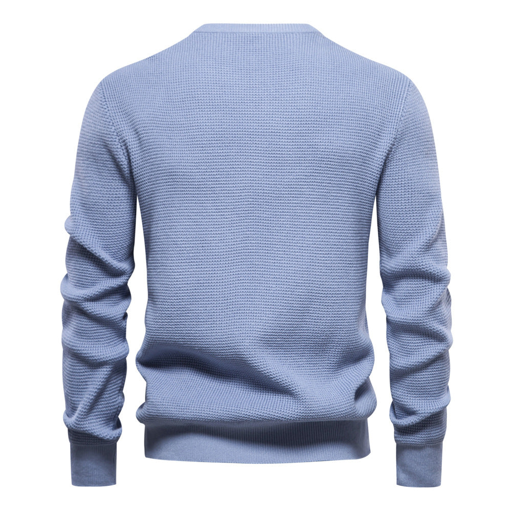 Herren Pullover mit modernem Strukturdesign und auffälligen Farbdetails Aliams
