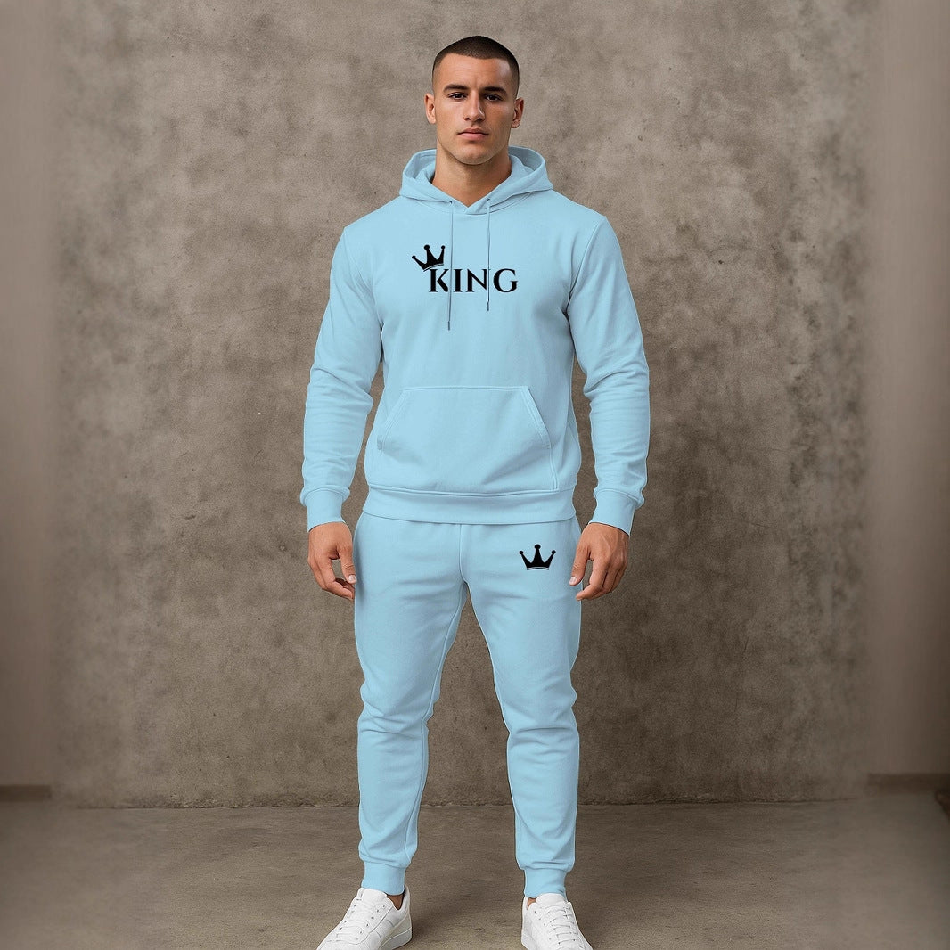 Herren hochwertiger Hoodie und Jogginghose Set Aliams