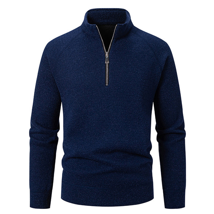 Herren Pulli mit modernem Reißverschluss und Raglanärmeln Aliams