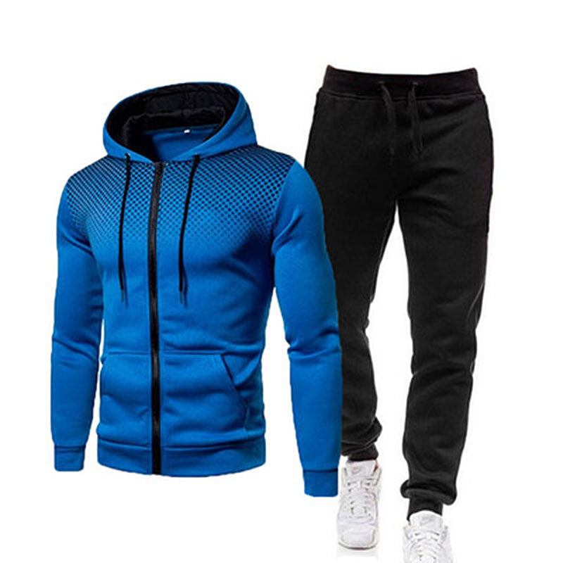 Herren sportliches Hoodie- und Jogginghose-Set mit atmungsaktiver Technologie Aliams