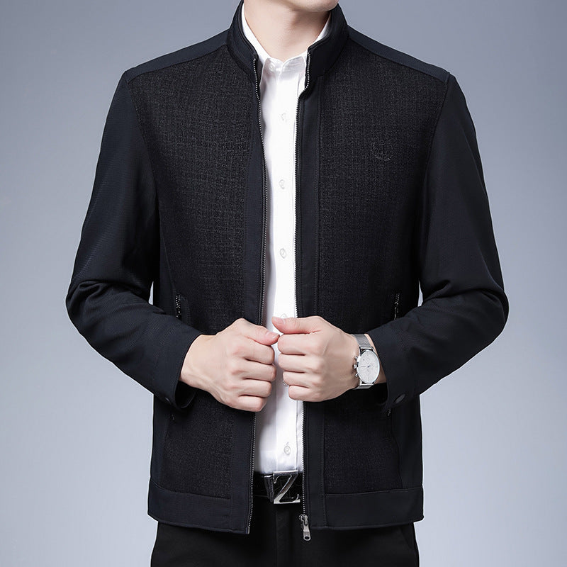 Herren elegante Freizeitjacke mit strukturiertem Design Aliams