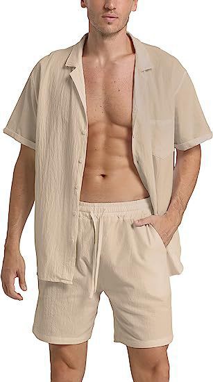Herren Freizeit-Shorts und Hemd Set Aliams
