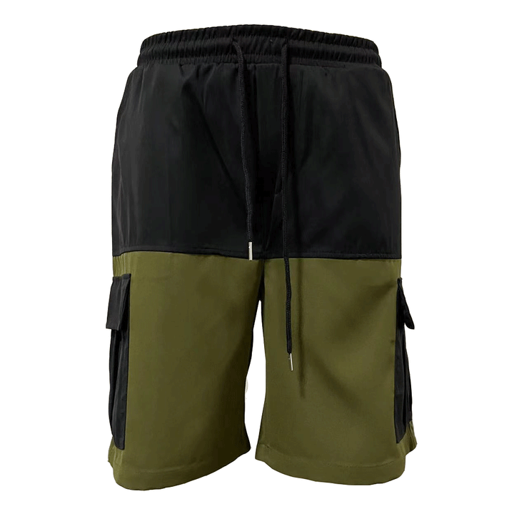 Herren Cargo-Shorts mit zahlreichen Taschen und elastischem Bund Aliams